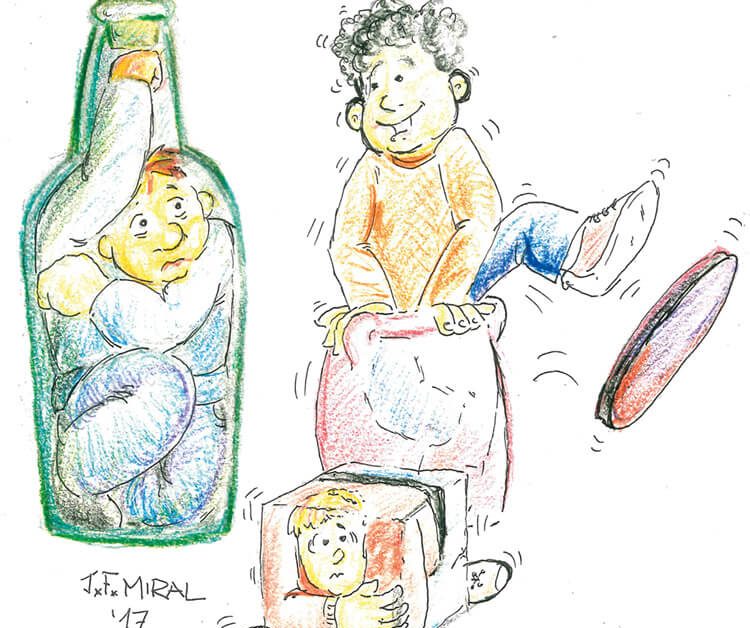 Dejan de crecer. Ilustración: Juan Francisco Miral