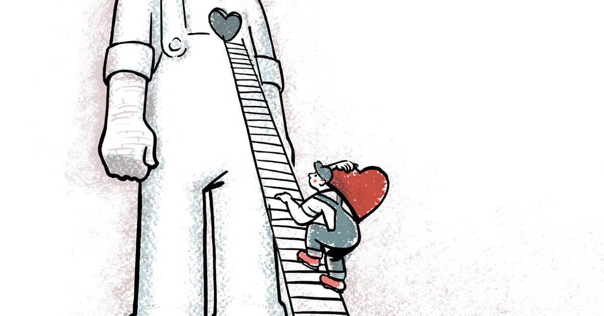 La novedad del P. Morales como educador. Ilustración: José Miguel de la Peña