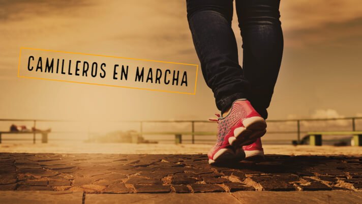 Camilleros en marcha