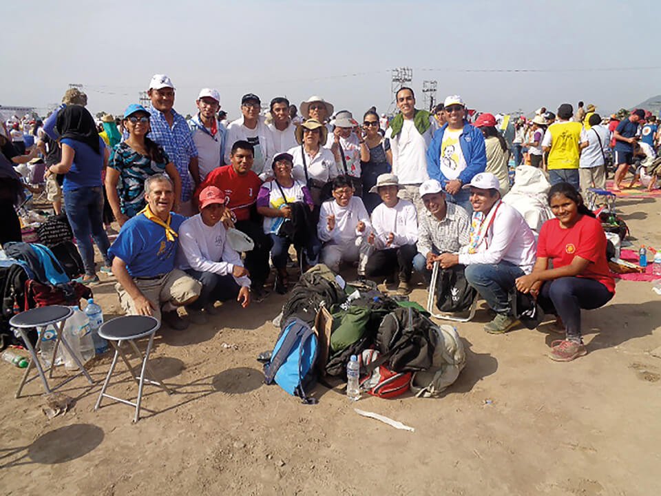 Encuentro con el Papa en Perú