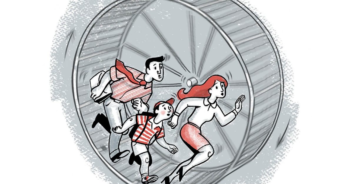 No me da la vida. Ilustración: José Miguel de la Peña.