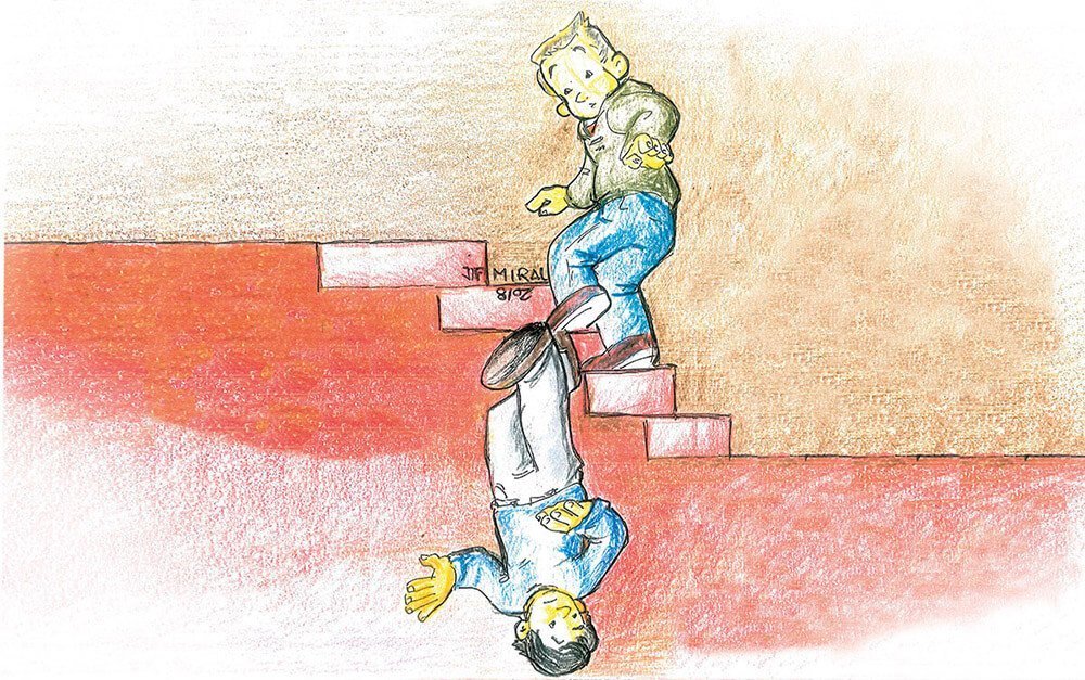 Dos minutos después. Ilustración: Juan Francisco Miral