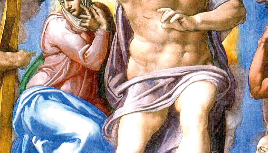 Cristo Juez de Miguel Ángel