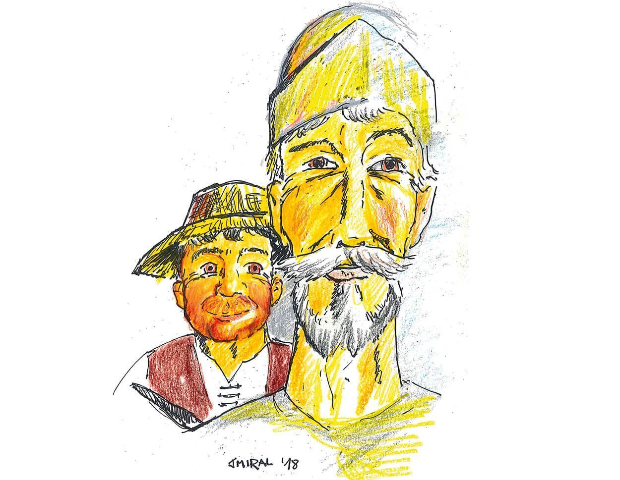 Quixote. Ilustración: Juan Francisco Miral