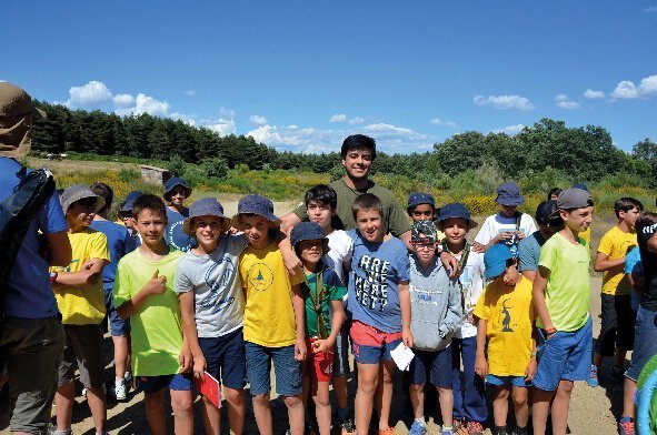Jóvenes en el Campamento