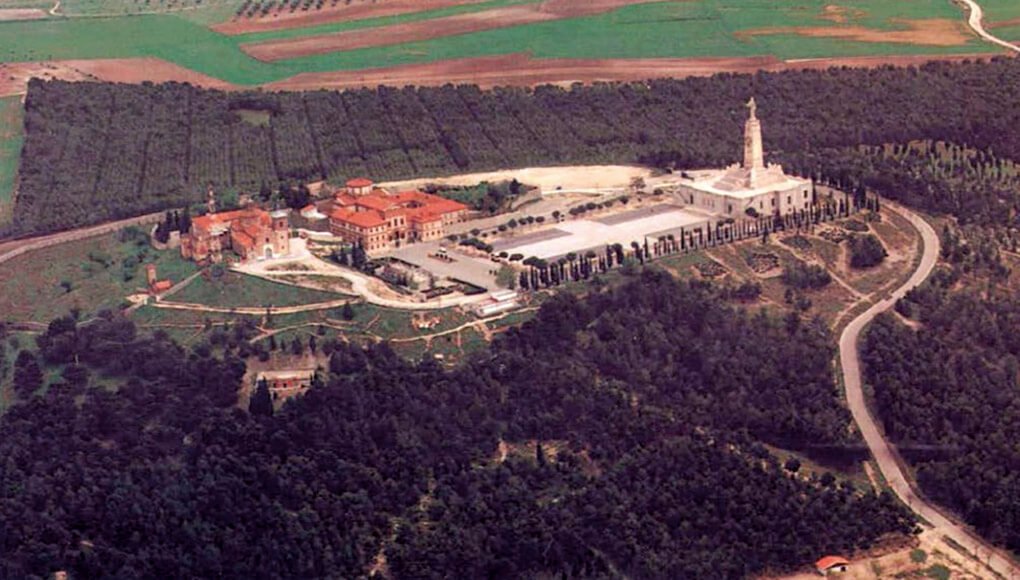 Vista aérea del cerro de los Ángeles
