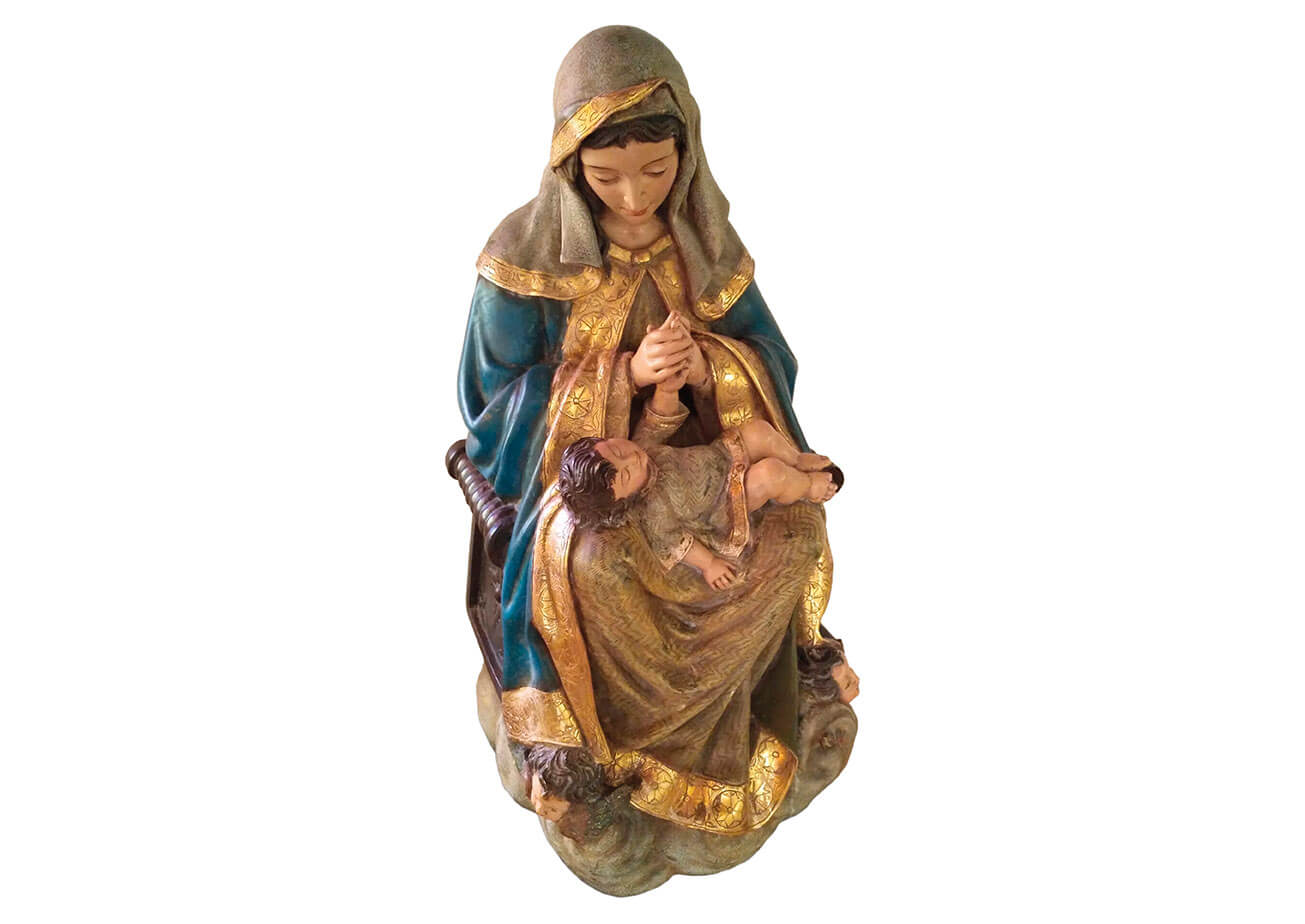 Jesús en el regazo de María