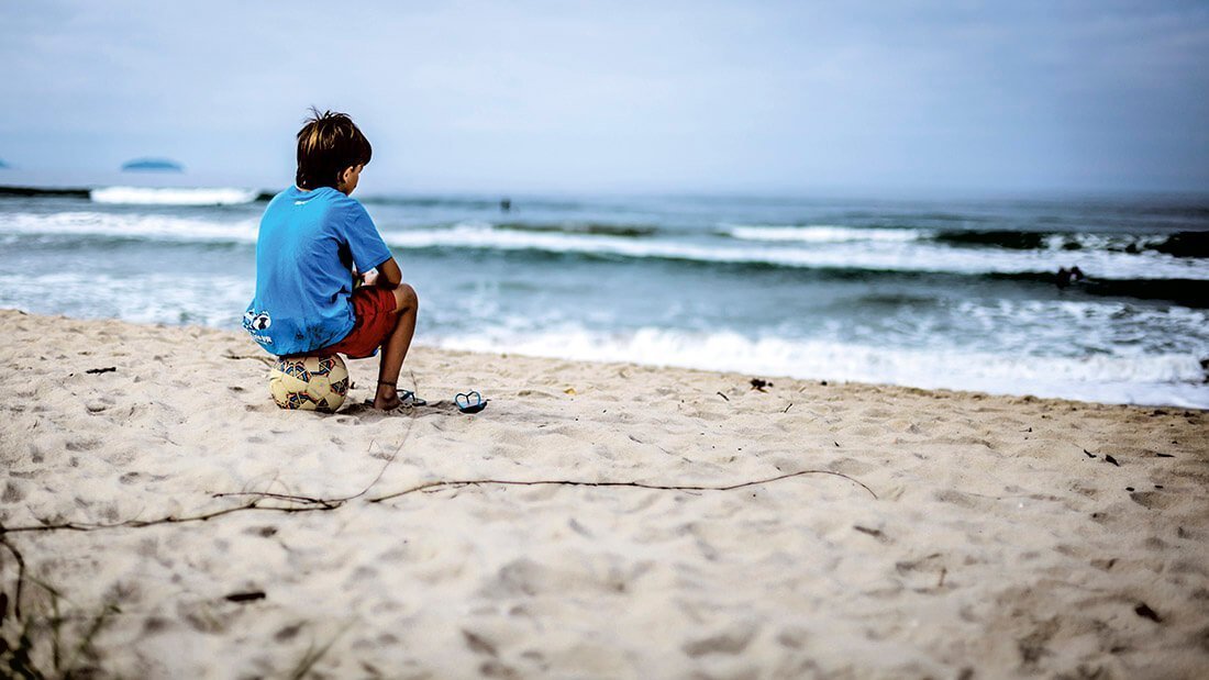 Coloquio con el hijo. Foto: Vanessa Bumbeers
