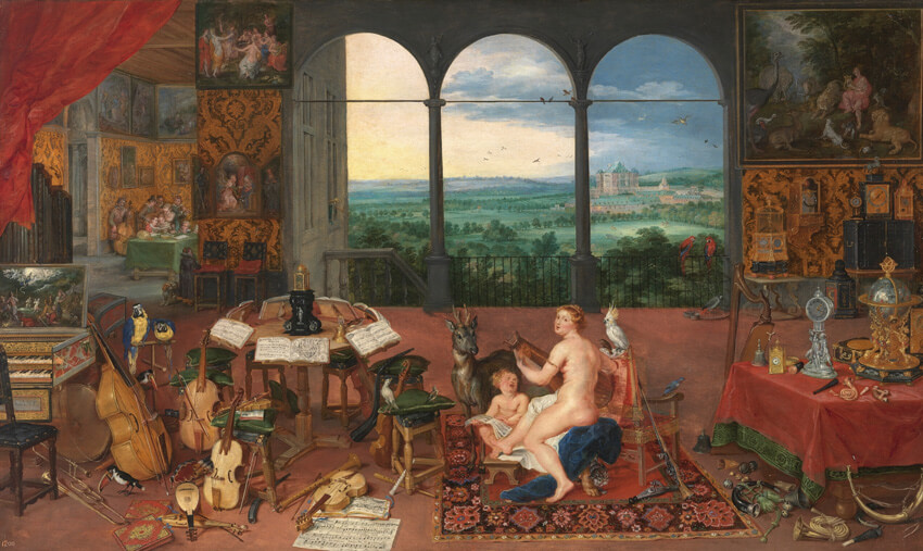 El Oído, Brueghel el Viejo. Museo del Prado