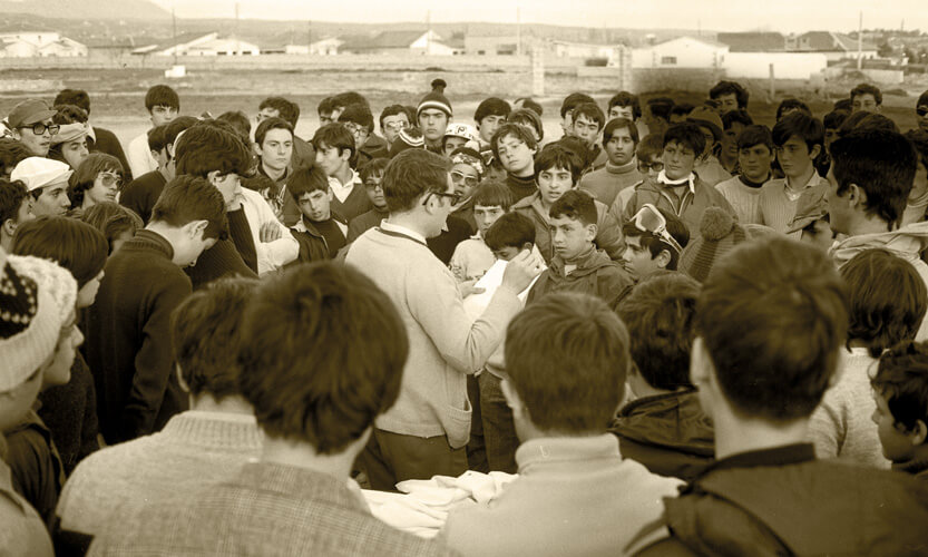 Marcha a los Negrales en 1974