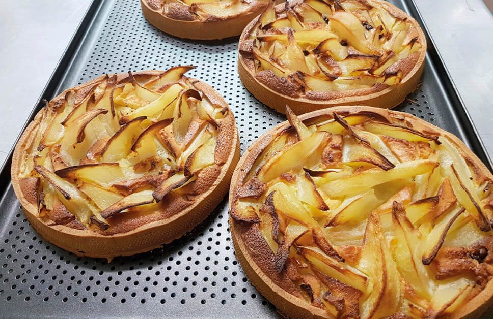 Tarta de peras