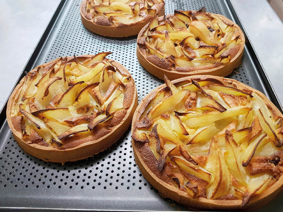 Tarta de peras