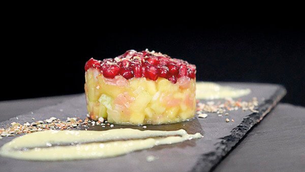 Tartar salmón