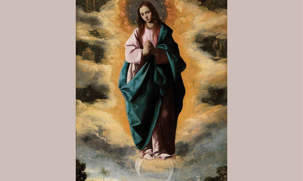 La Inmaculada Concepción de Zurbarán. Museo del Prado.