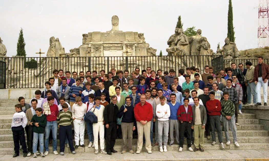 Peregrinación al cerro en 1989
