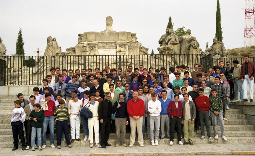 Peregrinación al cerro en 1989