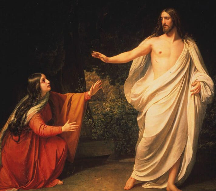 Alexander Ivanov «La aparición de Cristo a María Magdalena» (1835)
