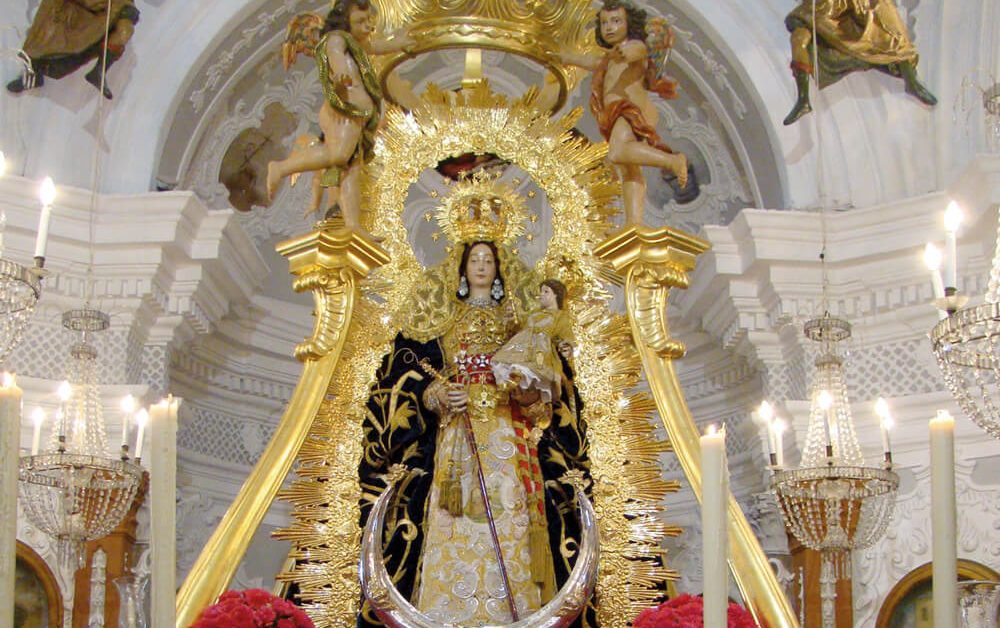 Virgen de los Remedios de Fregenal de la Sierra (Badajoz). Foto: Fregenal01