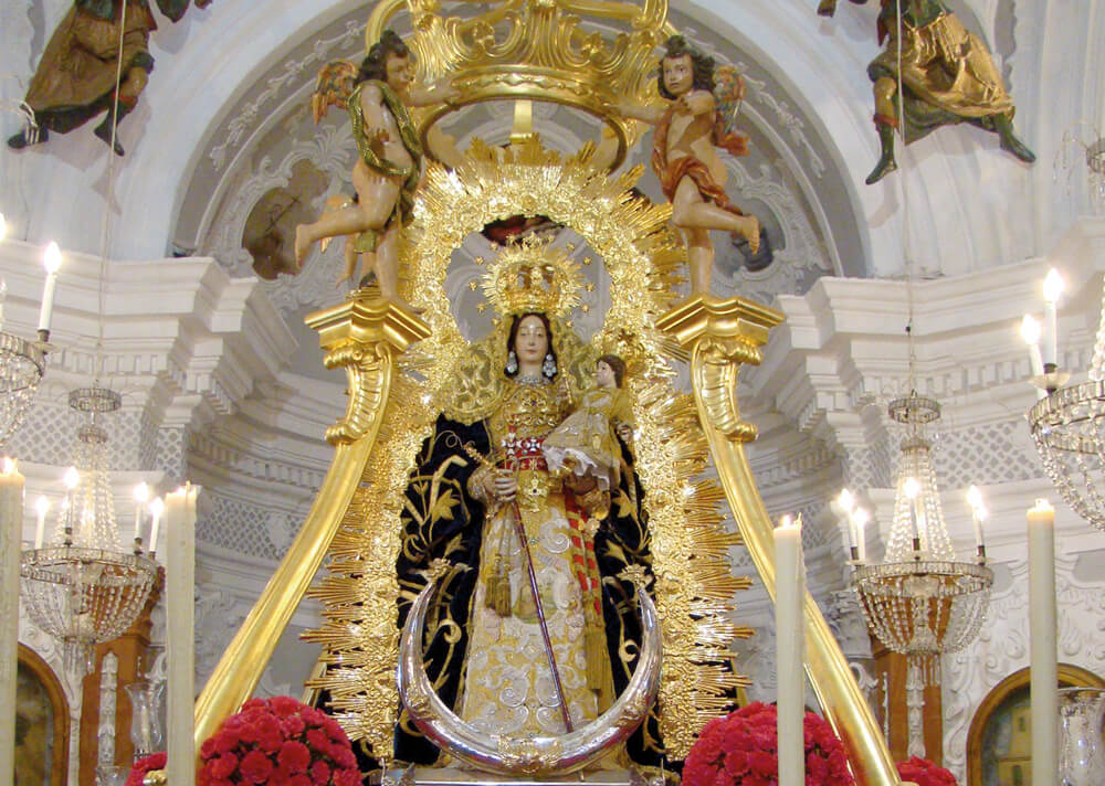 Virgen de los Remedios de Fregenal de la Sierra (Badajoz). Foto: Fregenal01