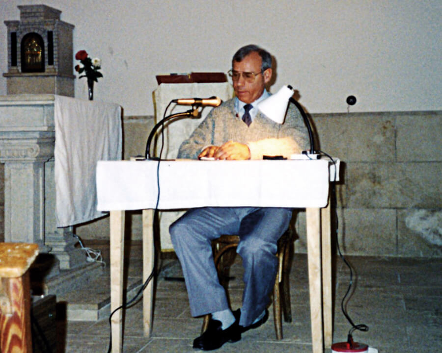 Puntos de oración en Porma, 1989