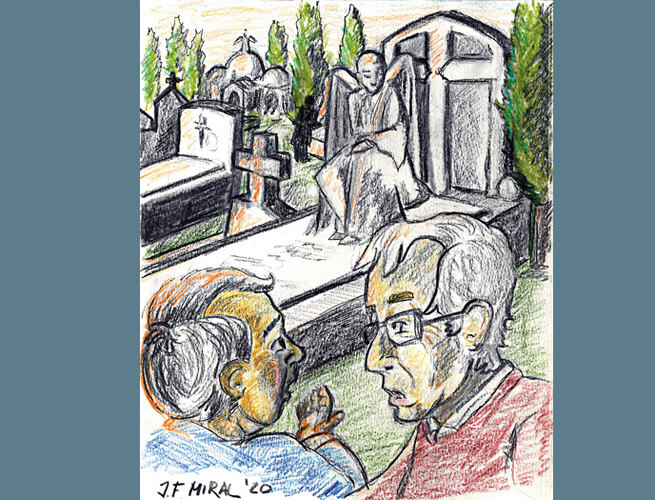Cuánto dejó. Ilustración. Juan Francisco Miral