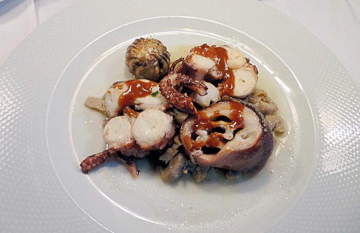 Pulpo a la cerveza