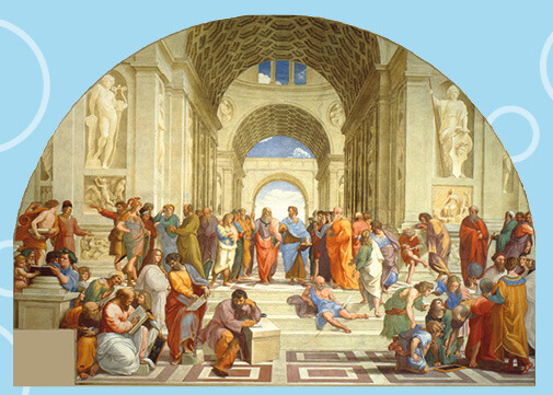 Hipatia en la Escuela de Atenas