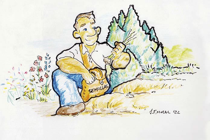 Deseaba ser bueno. Ilustración: Juan Francisco Miral