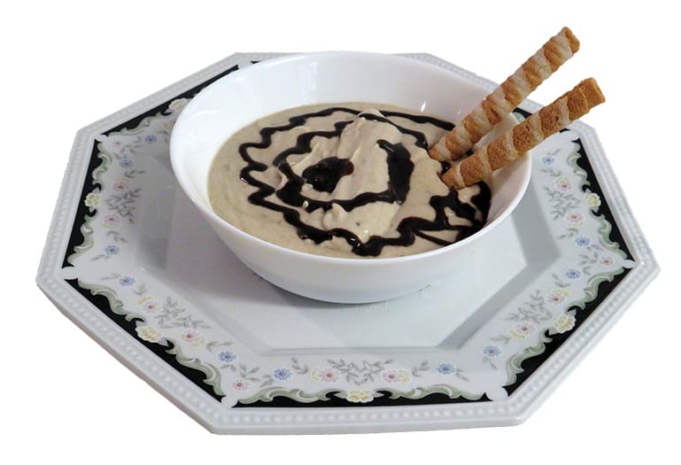Mousse de plátano canario