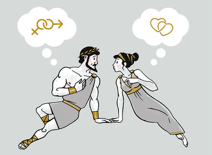 Y del amor ¿qué? (y V). Ilustración: José Miguel de la Peña.