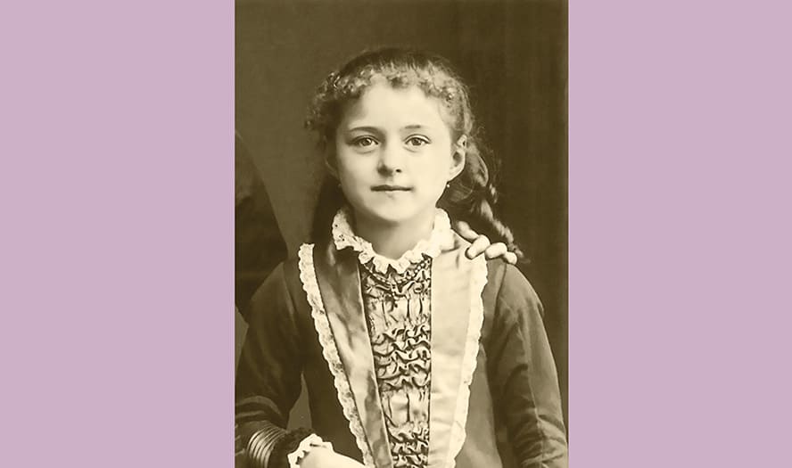 Teresa de Liseaux a los ocho años