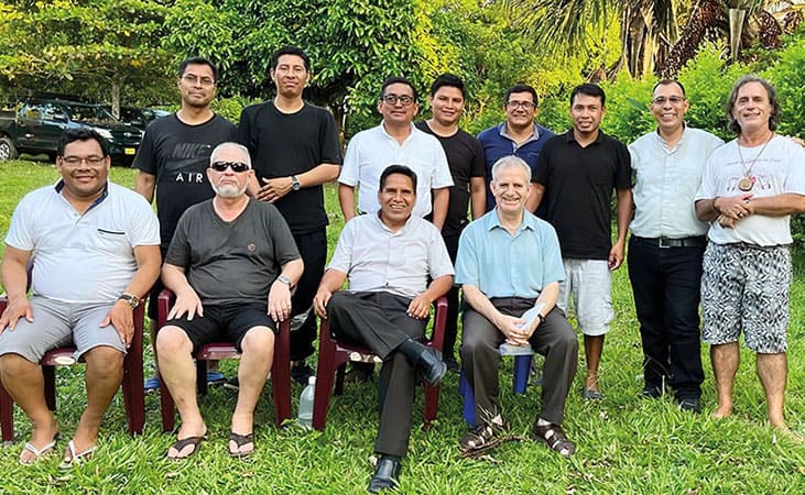 Participantes en la tanda de ejercicios espirituales