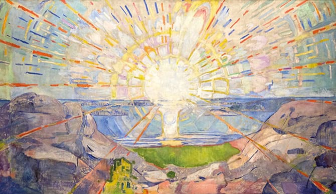 Sol de Edvard Munch