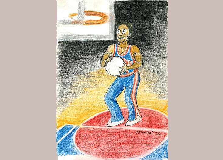 Isaiah Thomas. Ilustración: Juan Francisco Miral