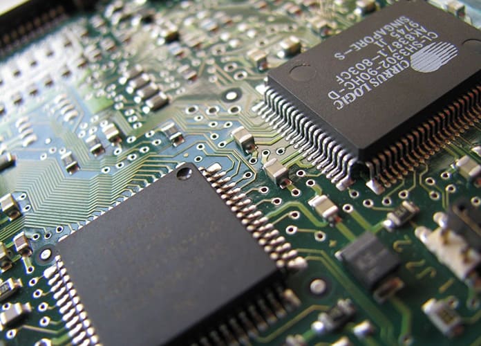 Tecnología, placa base.