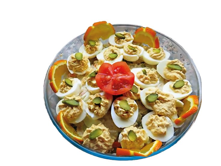 Huevos rellenos fríos Elena