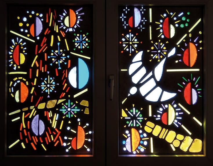 Pentecostés, vidriera IV