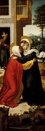 La Visitación / San Jerónimo penitente. CORREA DE VIVAR, JUAN. Museo Nacional del Prado.