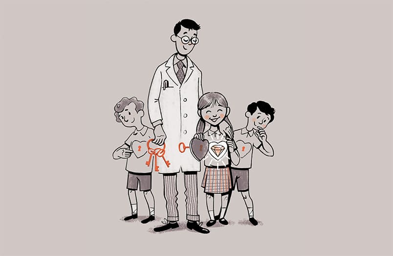 Educador. Ilustración: José Miguel de la Peña