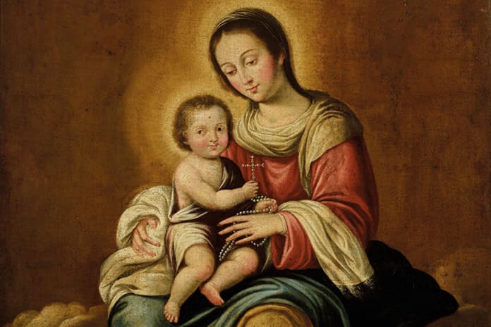 Nuestra Señora del Rosario. Juan del Castillo, siglo XVII