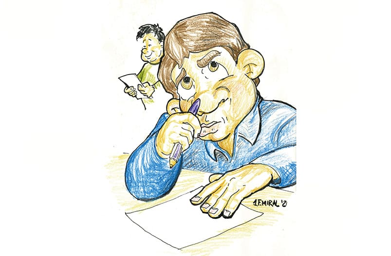 Lista. Ilustración: Juan Francisco Miral
