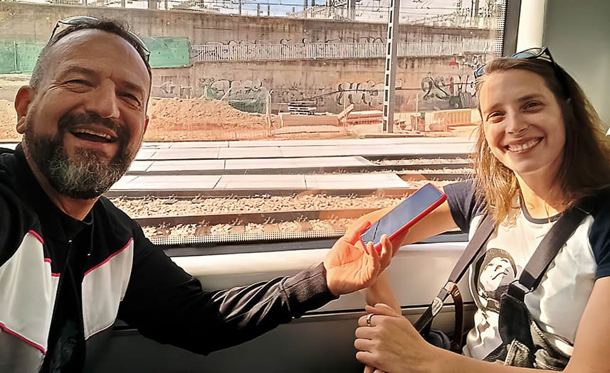 José Barrero y Patricia González