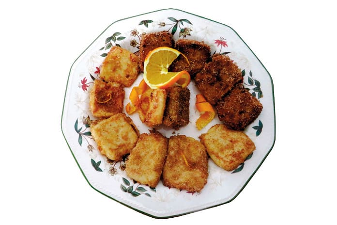 Lecha frita con sabor a café